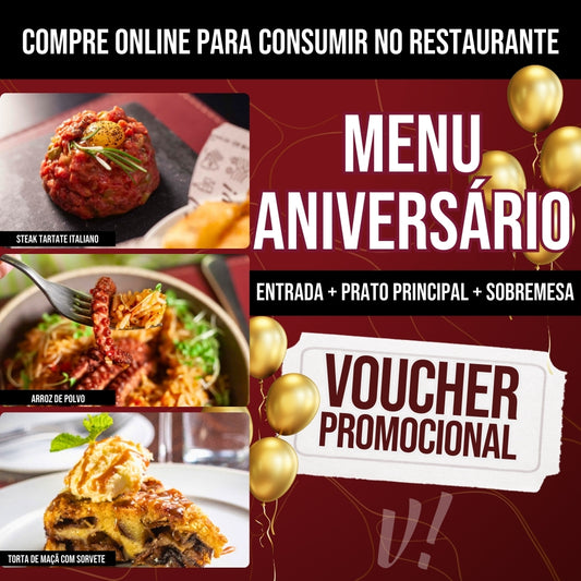 Menu Aniversário